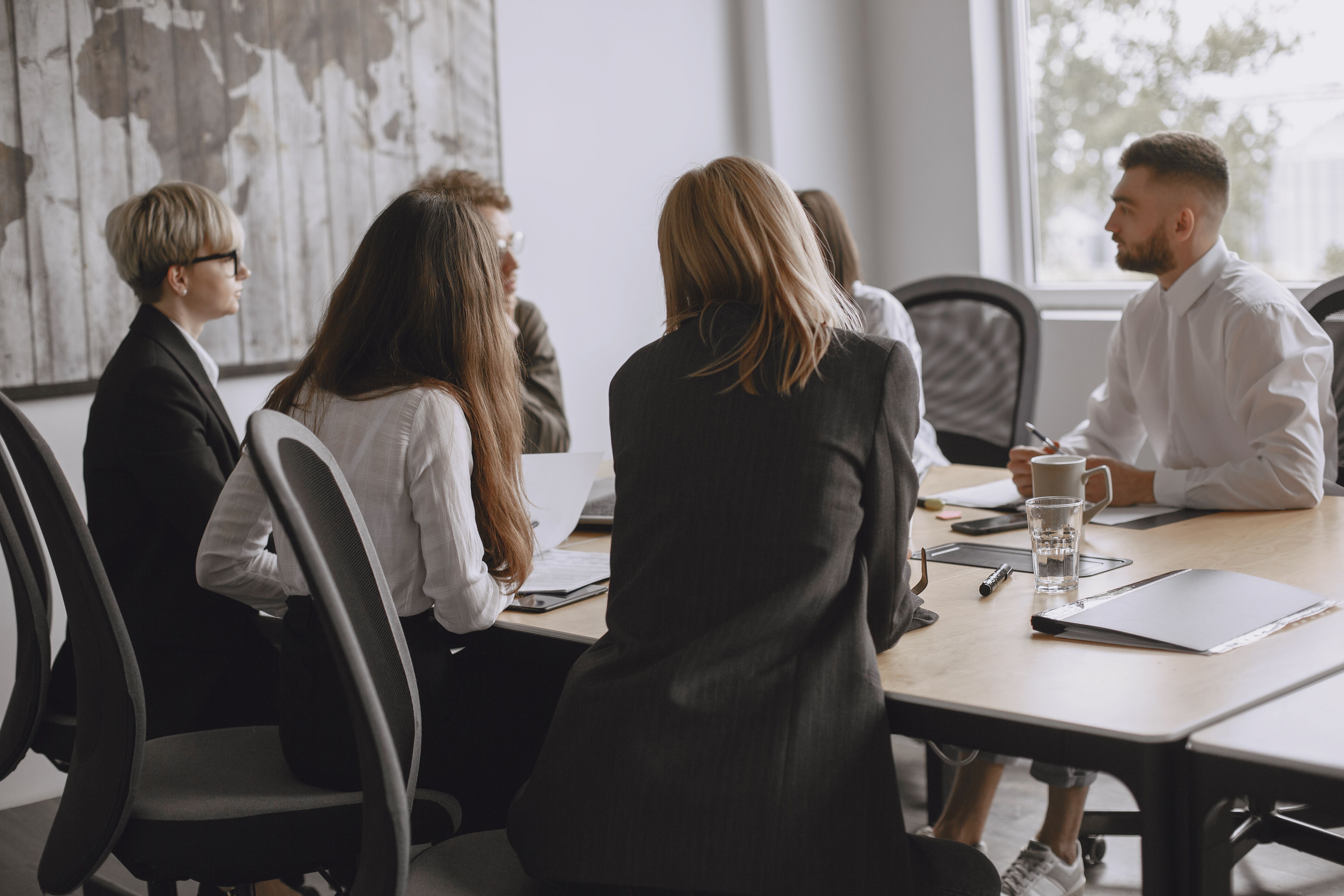 A collaborative business workshop